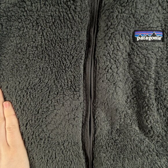 Patagonia Fleece Vest Gray Women Small Full Zip Lined Pockets Chest Los Gatos - Picture 13 of 15